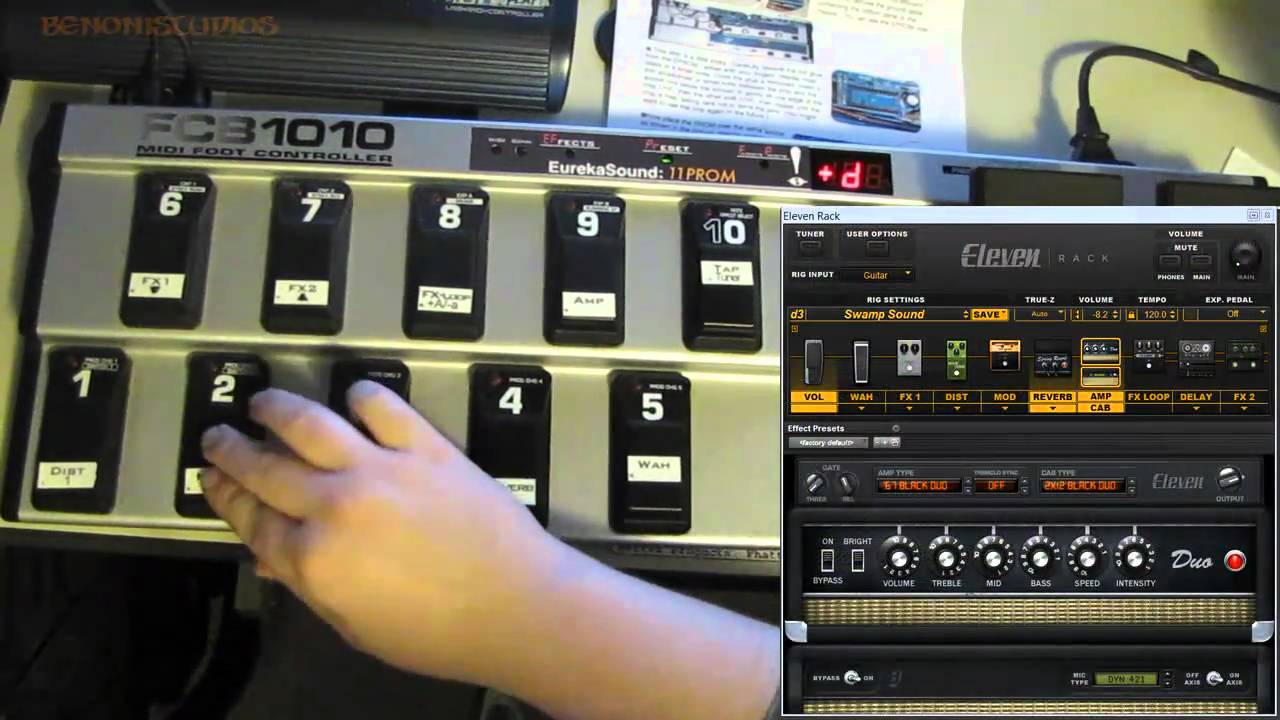 Eleven Rack, FCB1010 и 11PROM от EurekaSound (BETA)