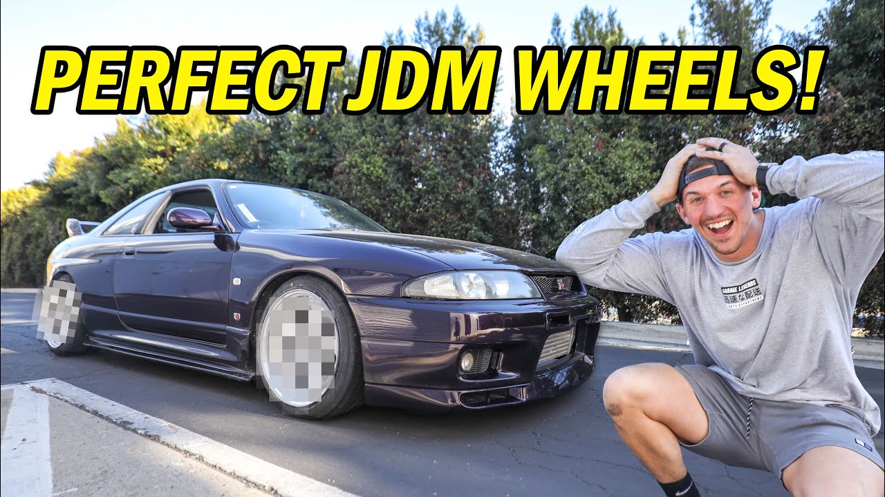 R33 GTR V-Spec Gets the PERFECT JDM Wheel Set Up! *Nismo LMGT2*