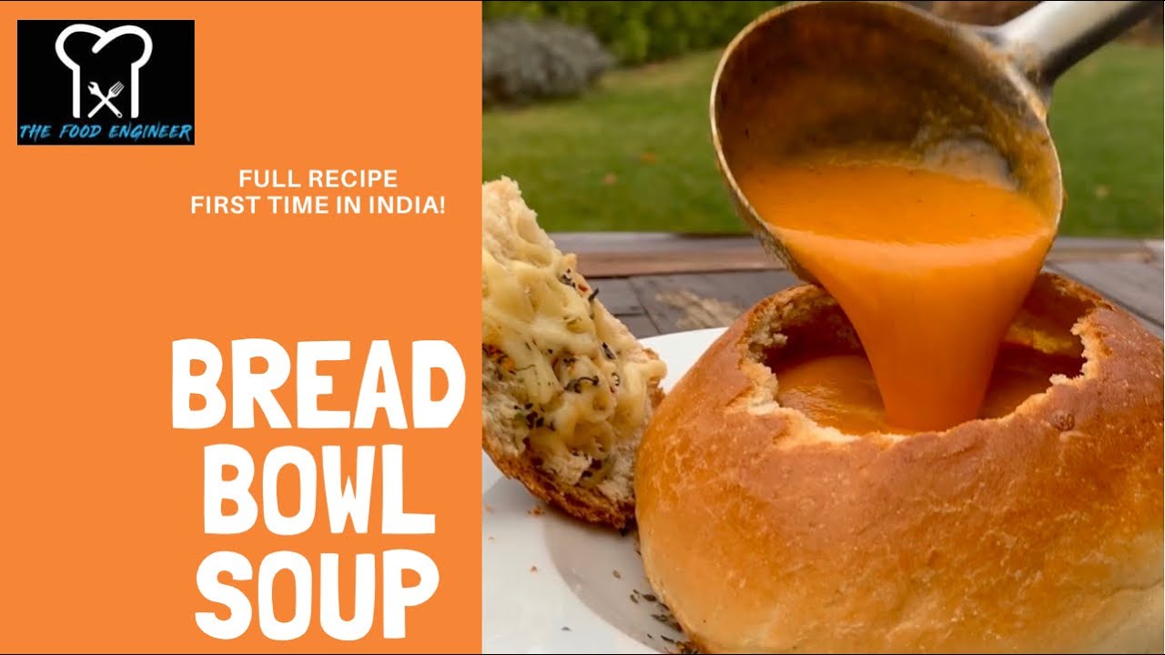 Bread Bowl Soup | Bread Bowl Recipe | Healthy Soup | Italian Bread Bowl Soup Recipe