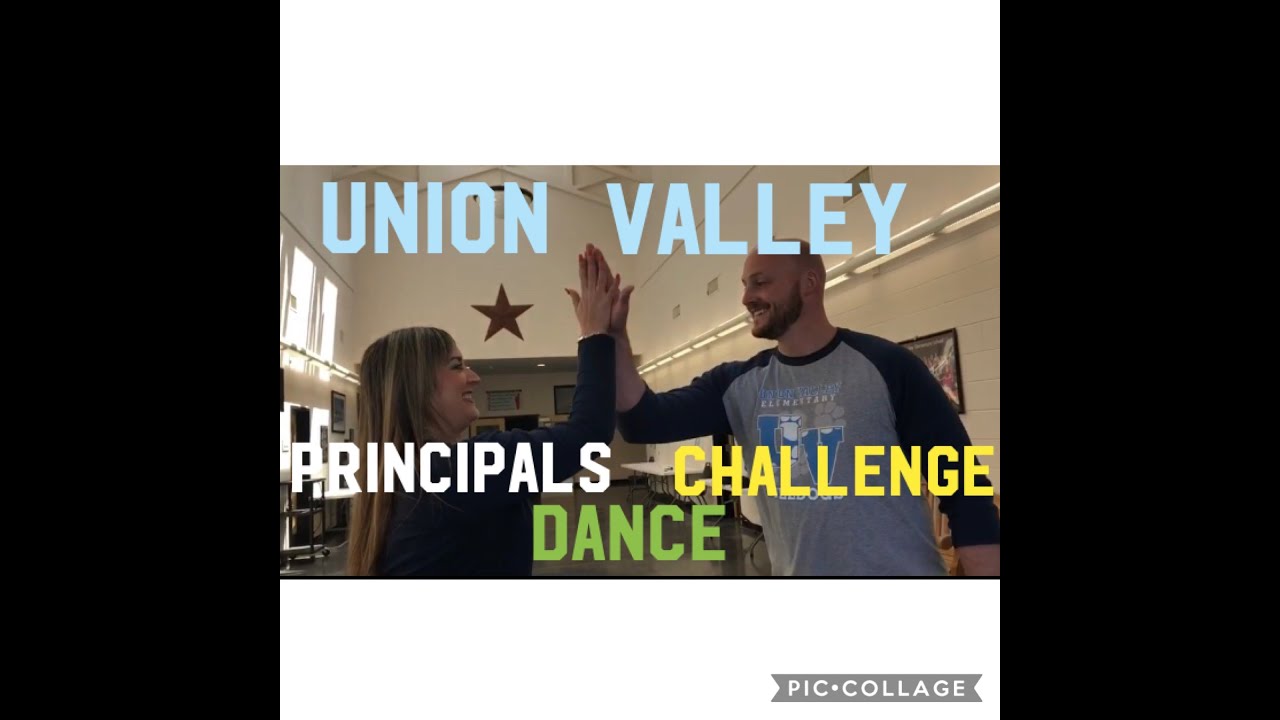 Dancing Union Valley Principals-Uptown Funk