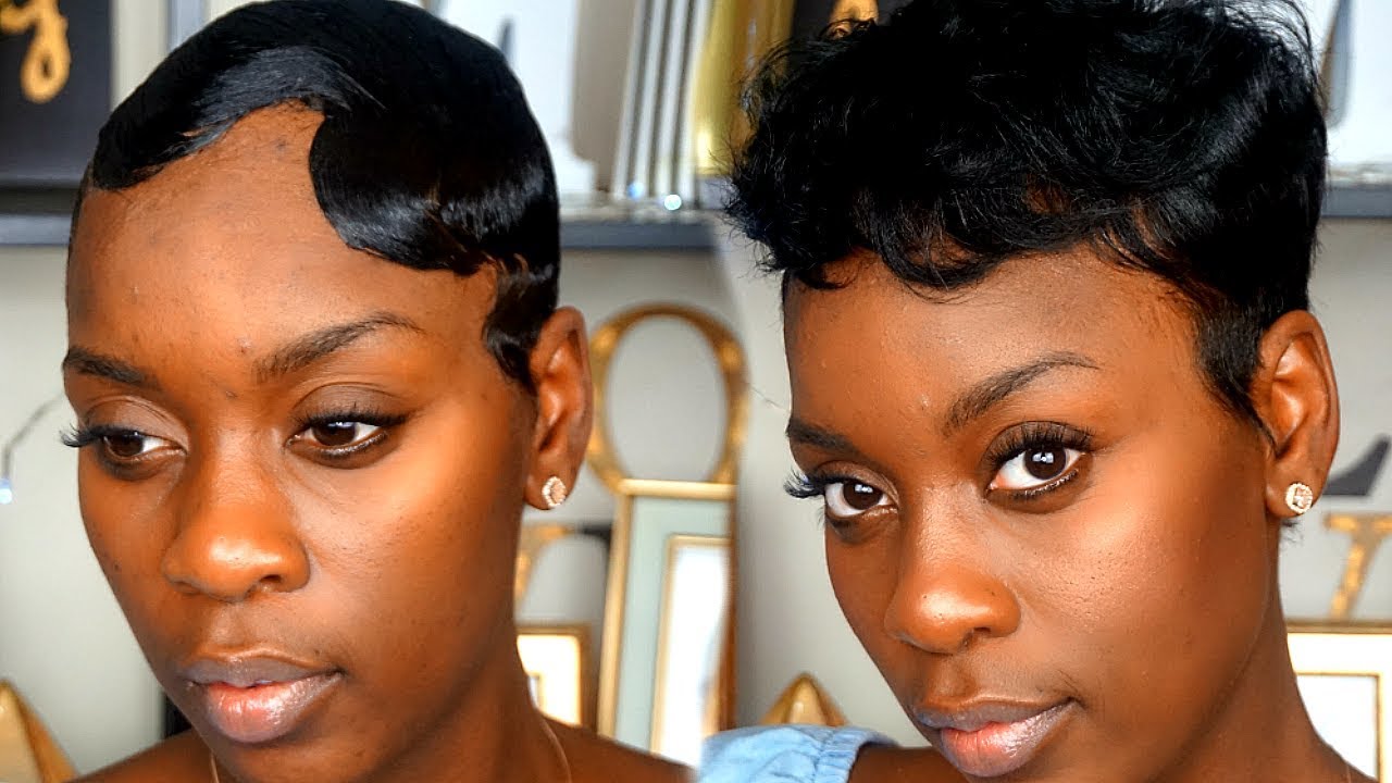 HOW I RELAX, MOLD &STYLE MY PIXIE AT HOME!| SHORT HAIR MAGIC!