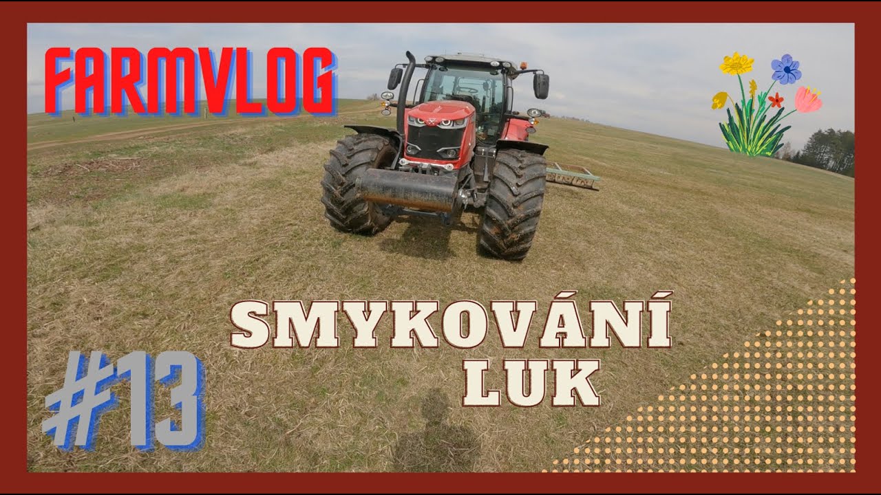 Ukázka palubovky / Massey Ferguson 7718 / FarmVlog#13 / Smykování luk
