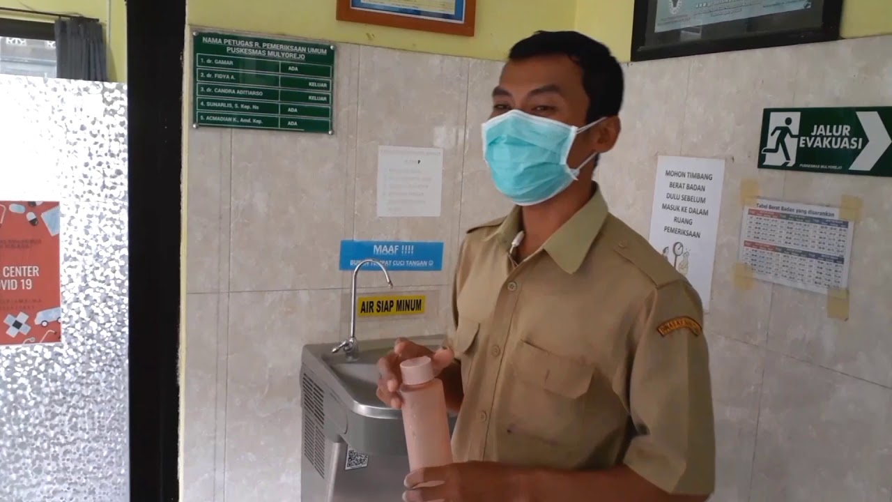 Publikasi ke Masyarakat tentang Pelaksanaan Zona Air Minum Prima (ZAMP) di Puskesmas Mulyorejo