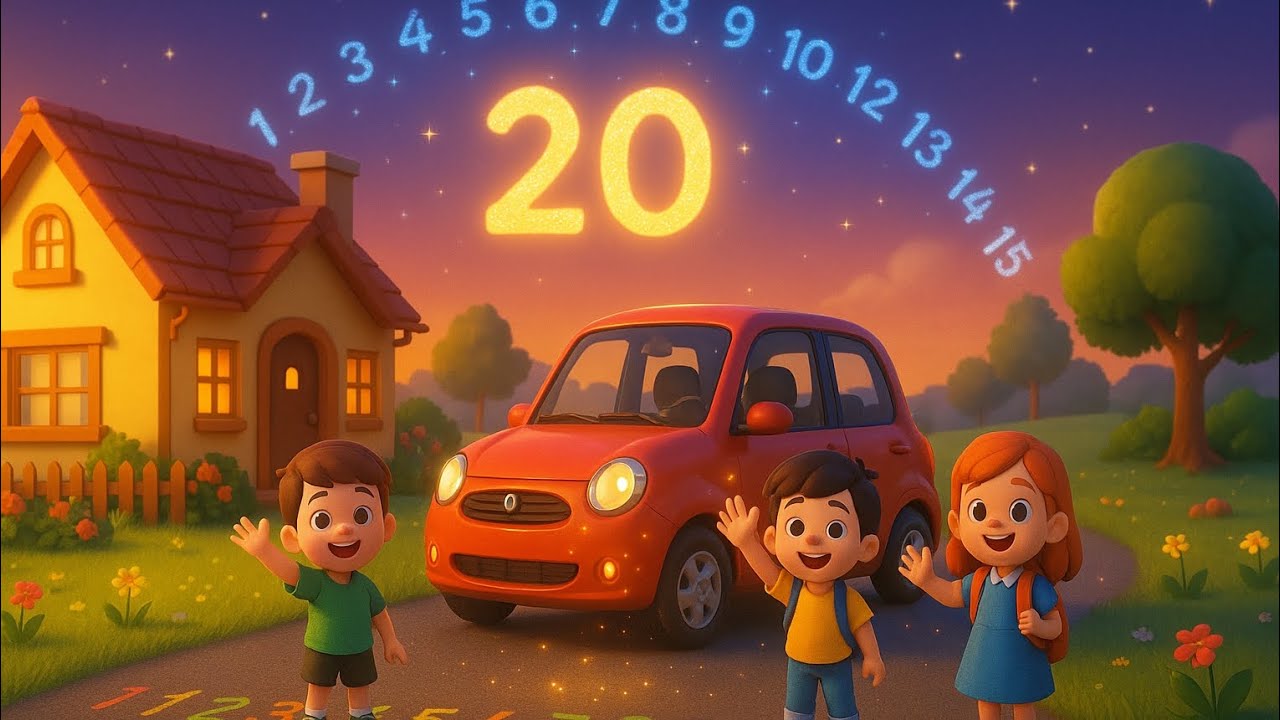 12345...let's go for drive @minishots5 #123 song #rhymes #nurseryrhymes #babytoons #cocomelon