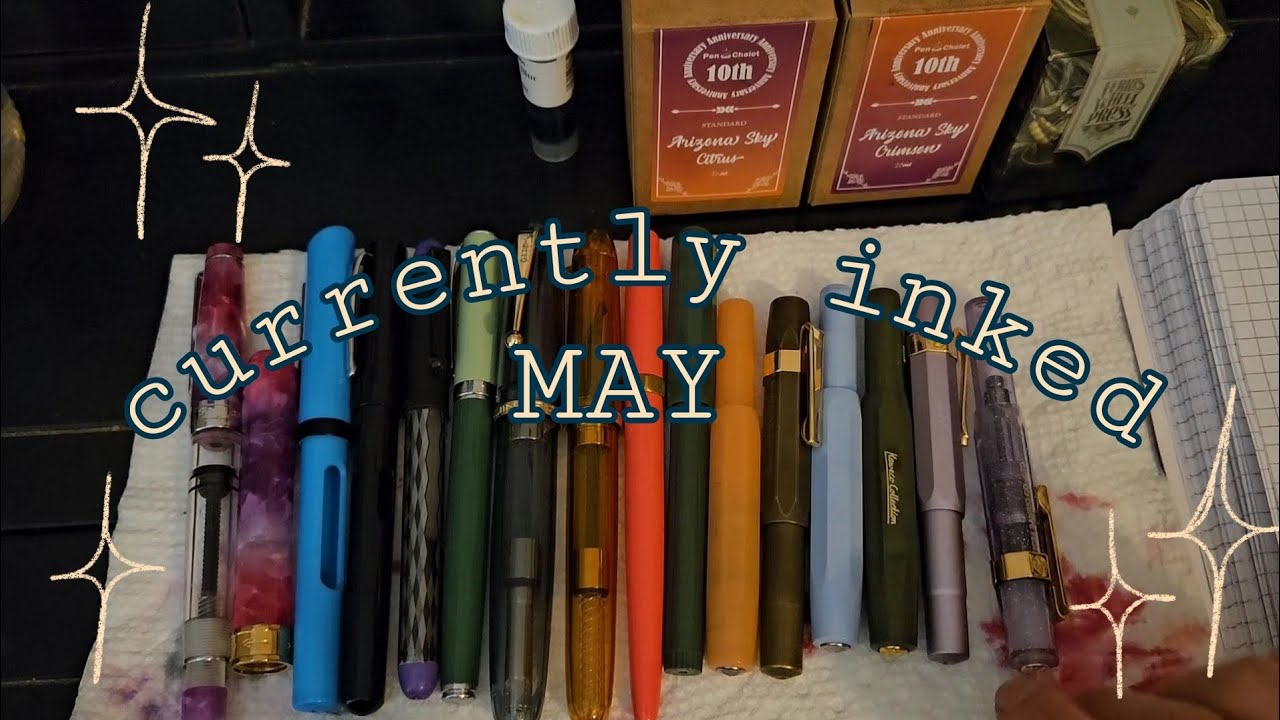 Inking up pens for summer ☀️