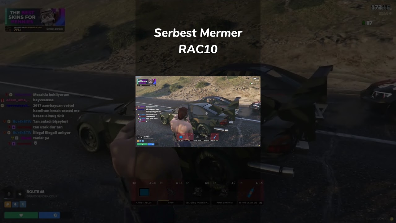 Serbest Mermer Rac10 - Deniz İzci F - Edv #shorts #edrp #keşfet #gaming