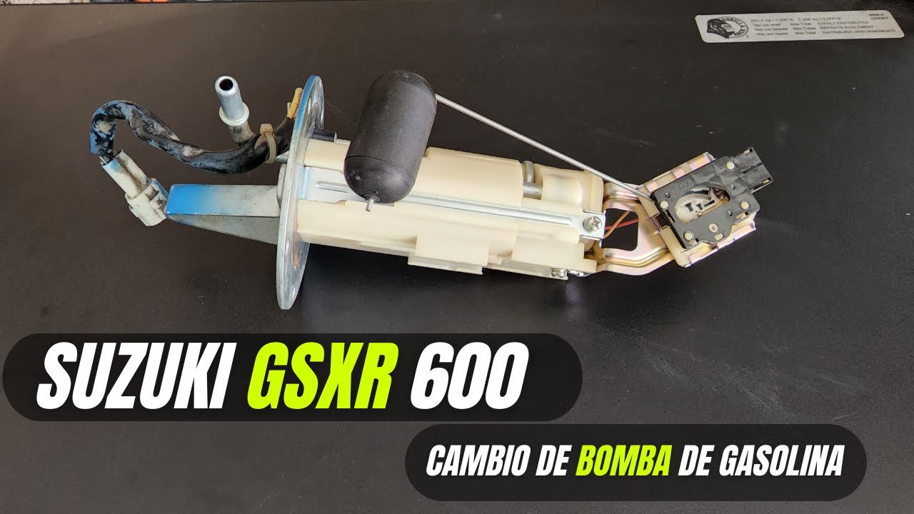 Suzuki GSXR 600 Cambio de Bomba combustible