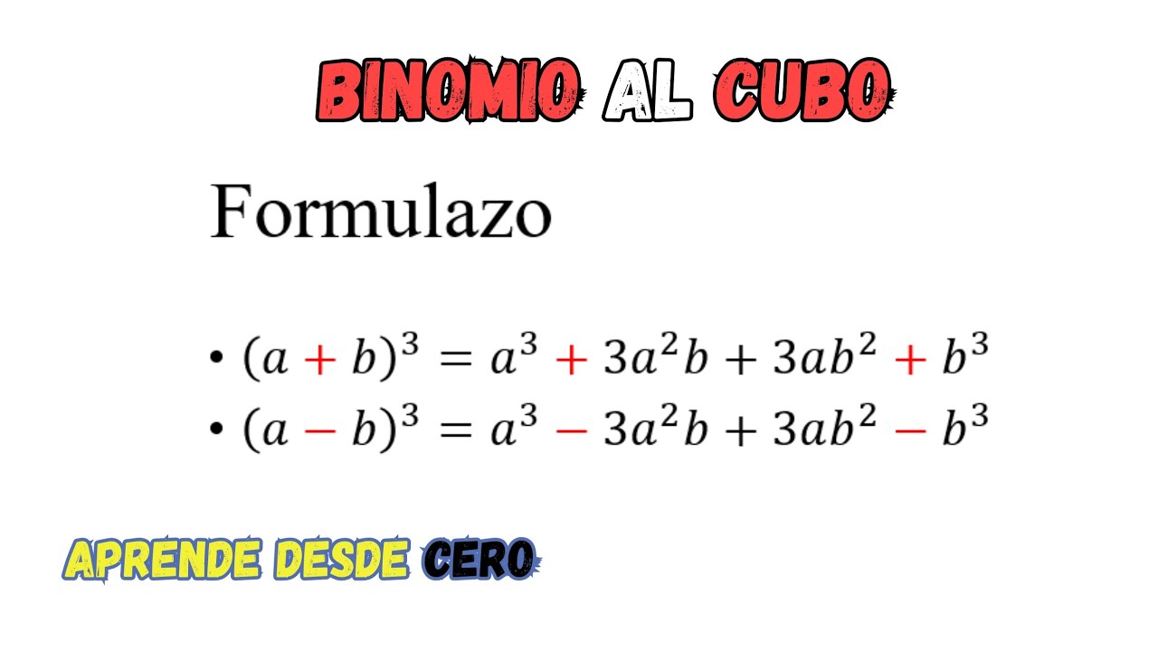 BINOMIO al CUBO-- SUPER FÁCIL 🫵