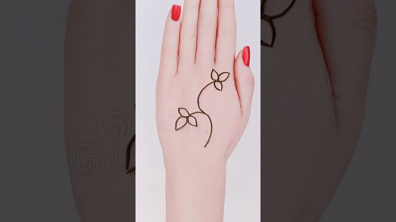easy mehendi design| 