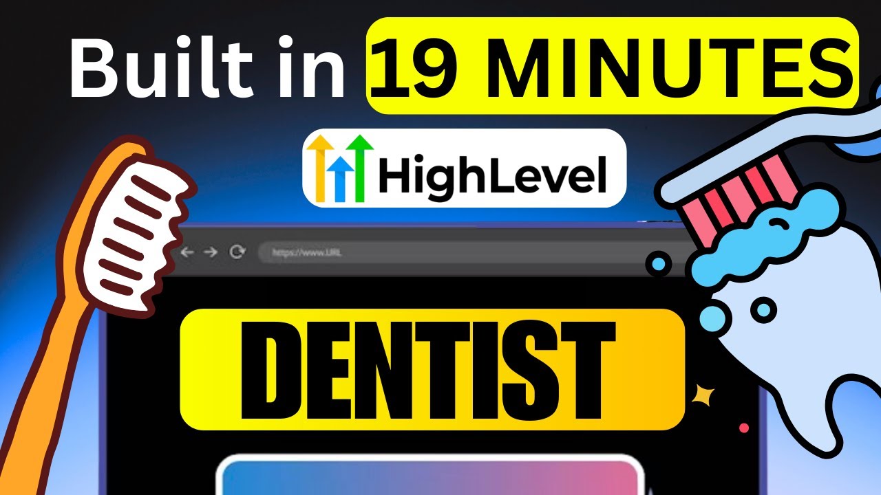 i used GoHighLevel to build a DENTAL Backend system in 19 Mins..
