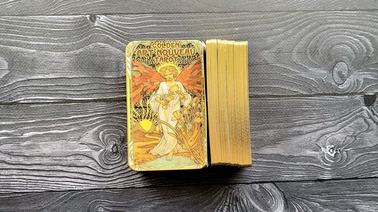 Золотое таро Арт Нуво с Алиэкспресс / Golden Art Nouveau Алиэкспресс