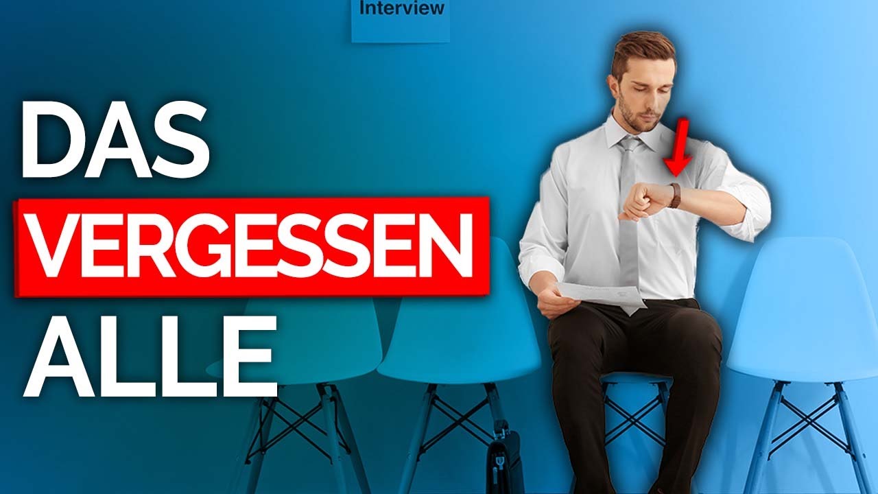 Diese 1 Sache vergessen 96% der Bewerber (du auch?)