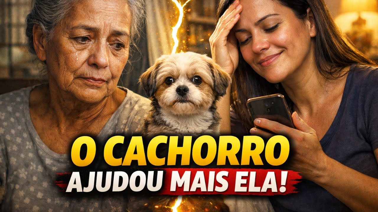 Quando o cachorro ajuda mais o familiar do que o próprio idoso