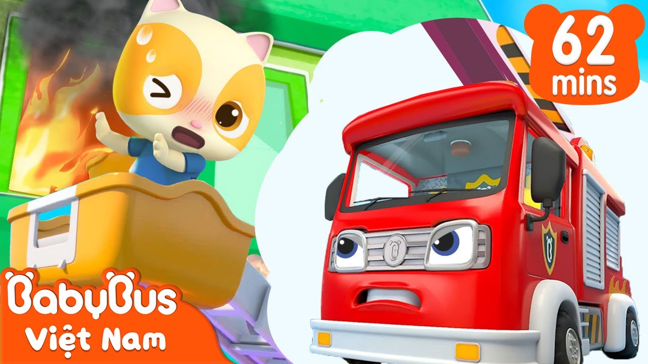 Nhiệm vụ vủa xe cứu hoả | Xe cứu hoả thi hành nhiệm vụ | Nhạc thiếu nhi vui nhộn | BabyBus
