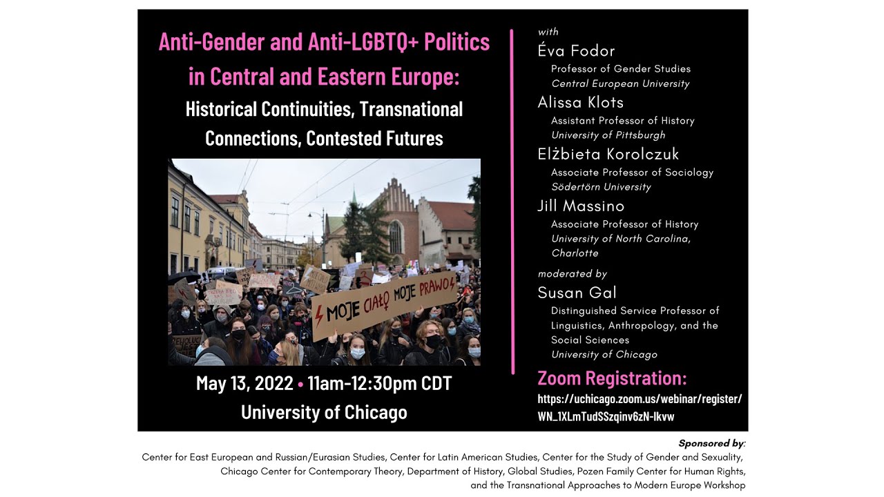 Anti gender and Anti LGBTQ Politics in Central and Eastern Europe
