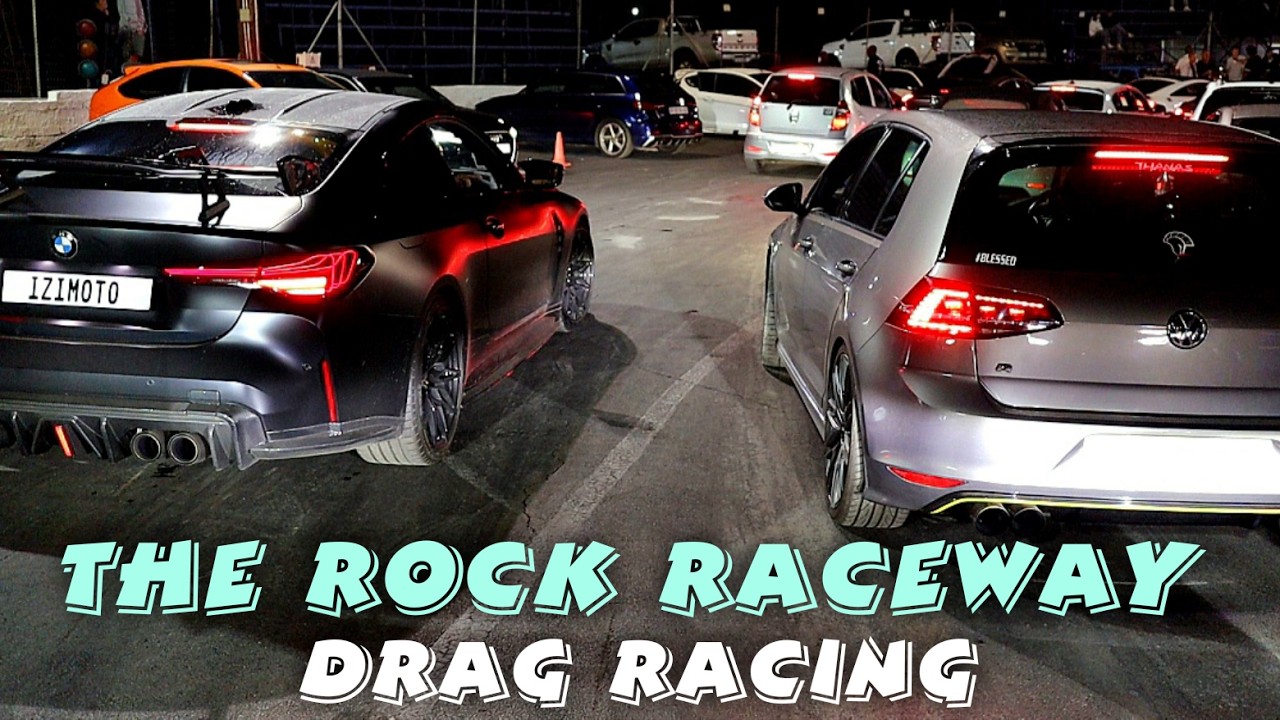 DRAG RACING AND SPINNING | THE ROCK RACEWAY | Modified cars, old vs new school, AMGs, BMWs, Revs