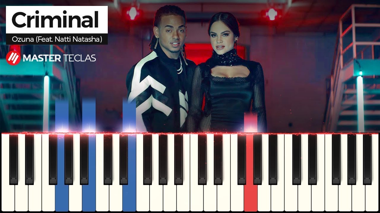 Criminal - Ozuna (Feat. Natti Natasha) | Piano Tutorial