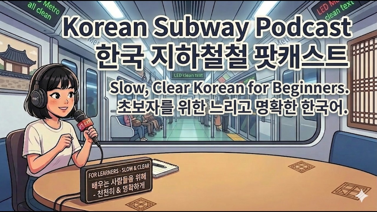 Korean Subway System podcast | Beginner Listening Practice (TOPIK 1&ndash;2)