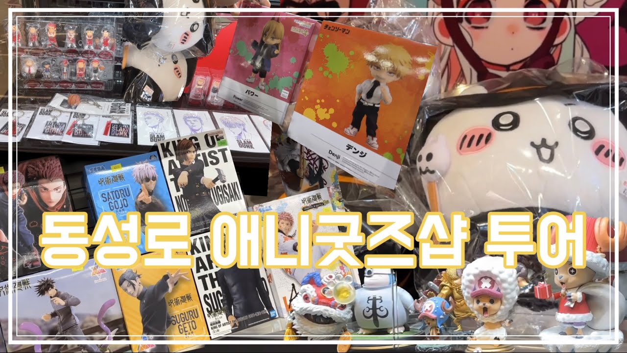 대구에도 이렇게 많은 애니 굿즈샵이!?👀 동성로 애니굿즈샵 투어!! 주술회전 | 히로아카 | 페이트 | Otaku Vlog