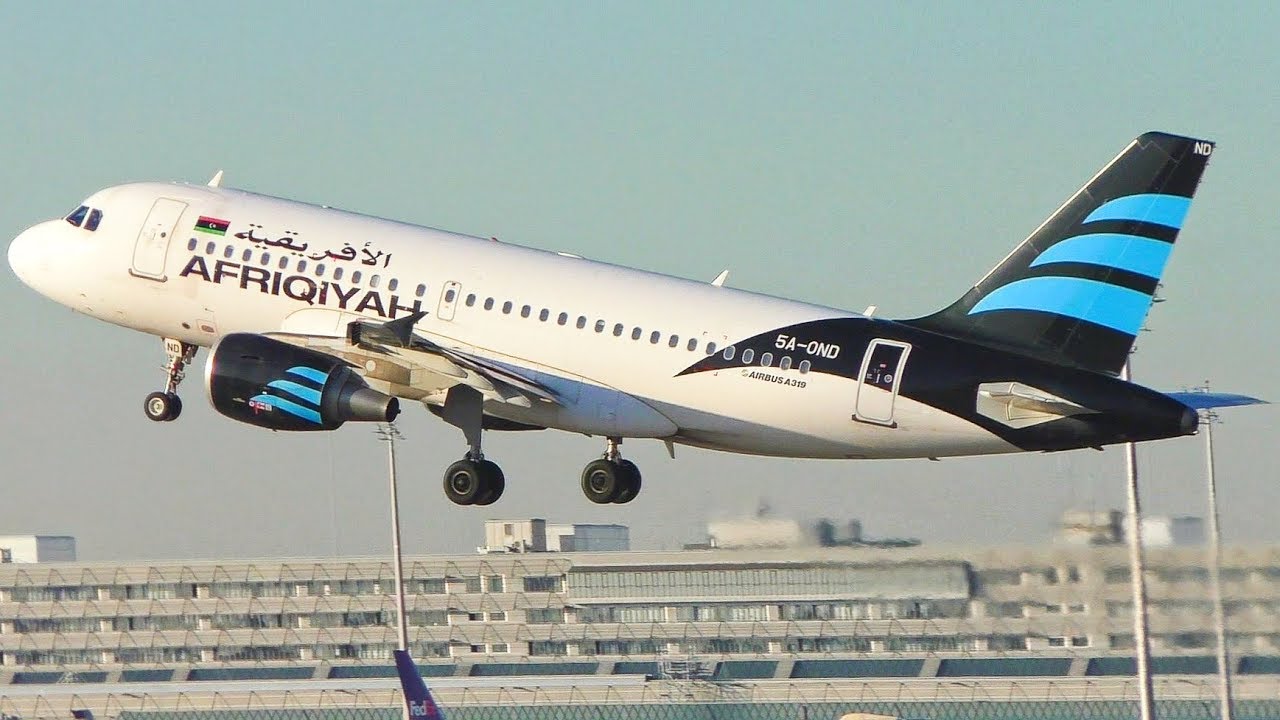 [FullHD] RARE Afriqiyah A319 (5A-OND) Taking Off at Munich Airport!