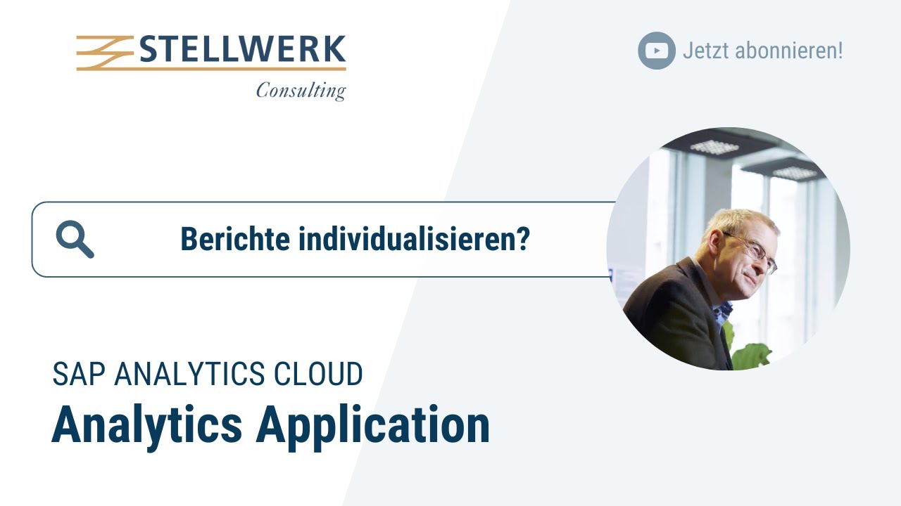 Analytics Application – SAP Analytics Cloud