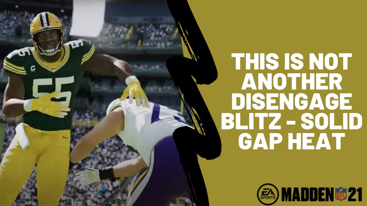 How to Blitz in Madden 21| 46 Bear Under Unstoppable Pressure| Double Gap Pressure Exists in Madden|