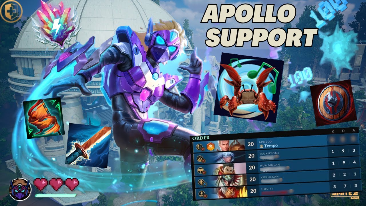 SPLIT PUSH SAVIOR??? | Apollo Deity Support Smite 2 Gameplay