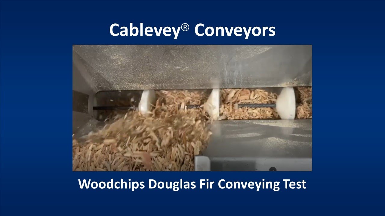 Cablevey&reg; Conveyors - Woodchips Douglas Fir Conveying Test