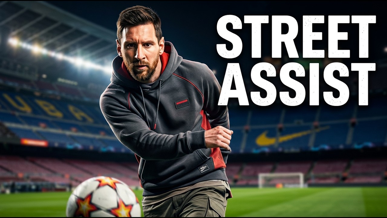 Messi's Streetwear Assist at CAMP NOU