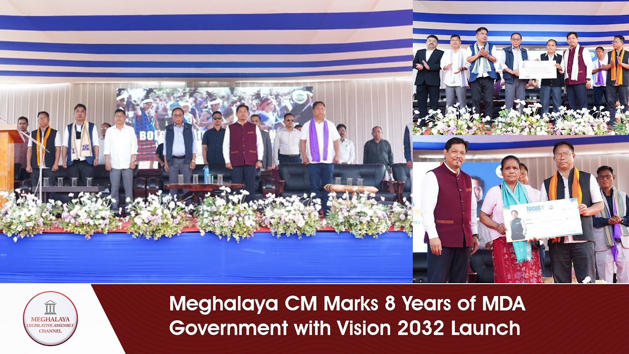 Meghalaya CM Marks 8 Years of MDA Government with Vision 2032 Launch