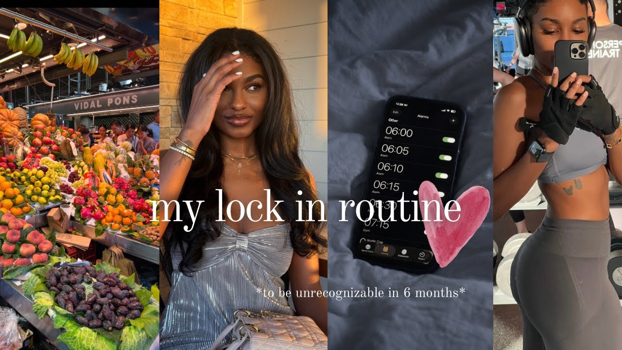 how to lock in to be unrecognizable in 2026 (gym workout, nutrition, cleaning, etc)