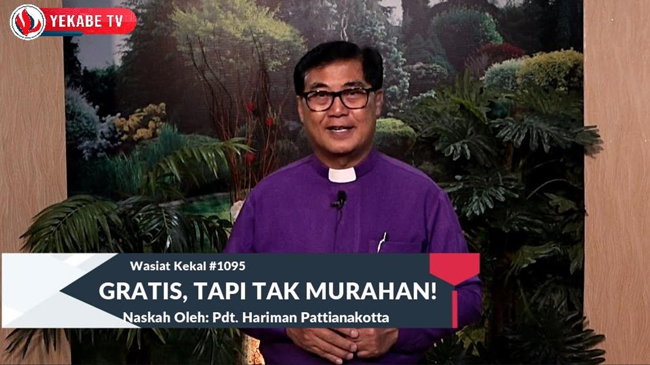 WASIAT KEKAL 1095 - GRATIS, TAPI TAK MURAHAN!