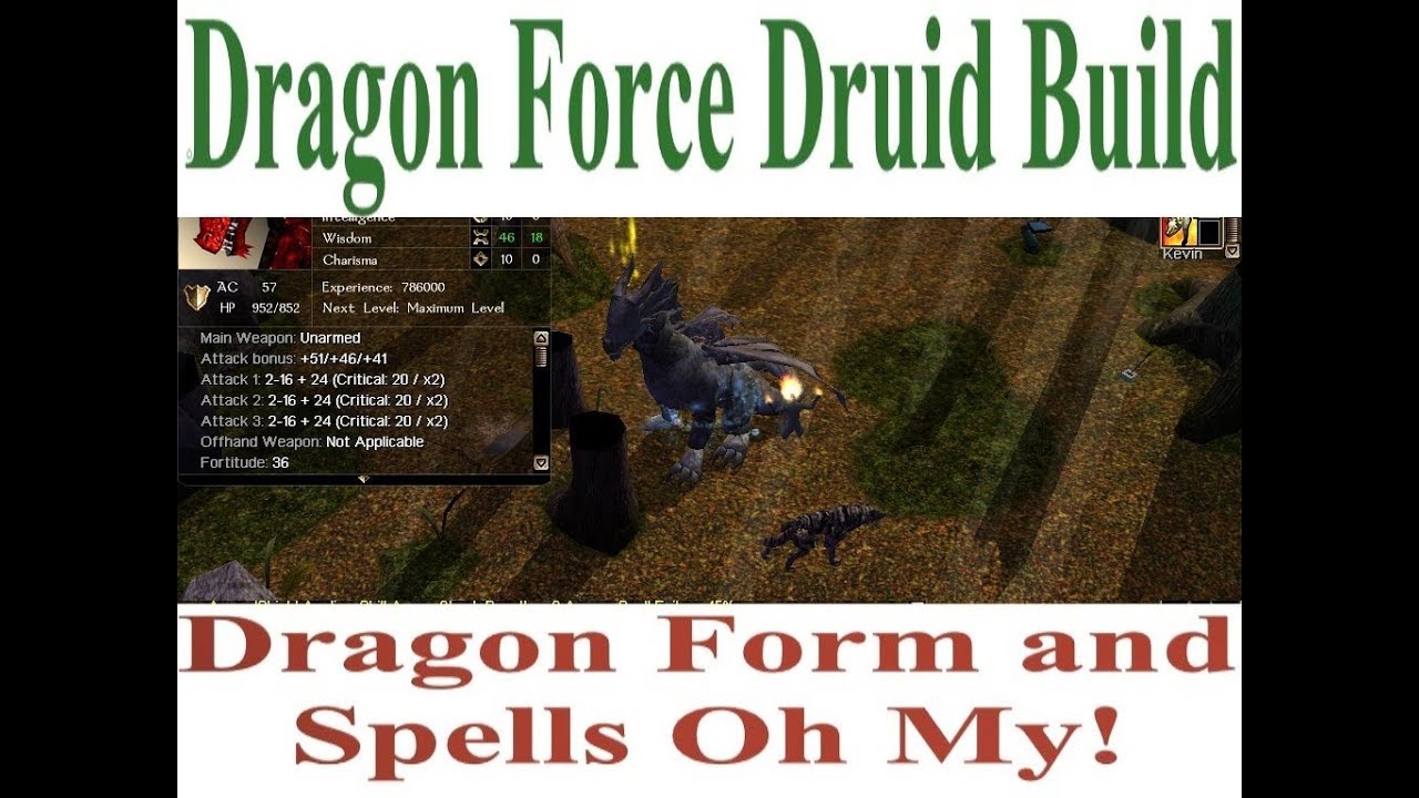 Neverwinter Nights 1 Dragon Force Druid Build