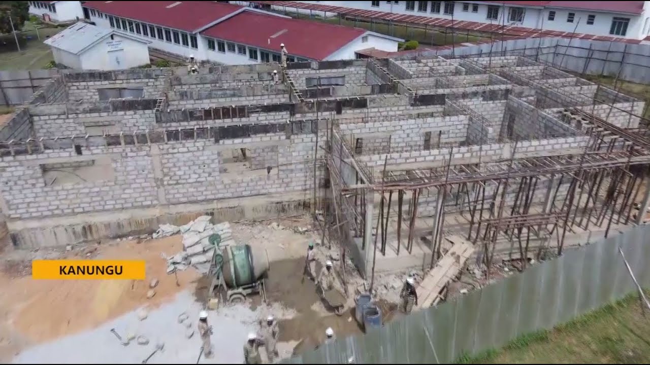 Refurbishment of Kambuga Hospital - Progress construction by UPDF