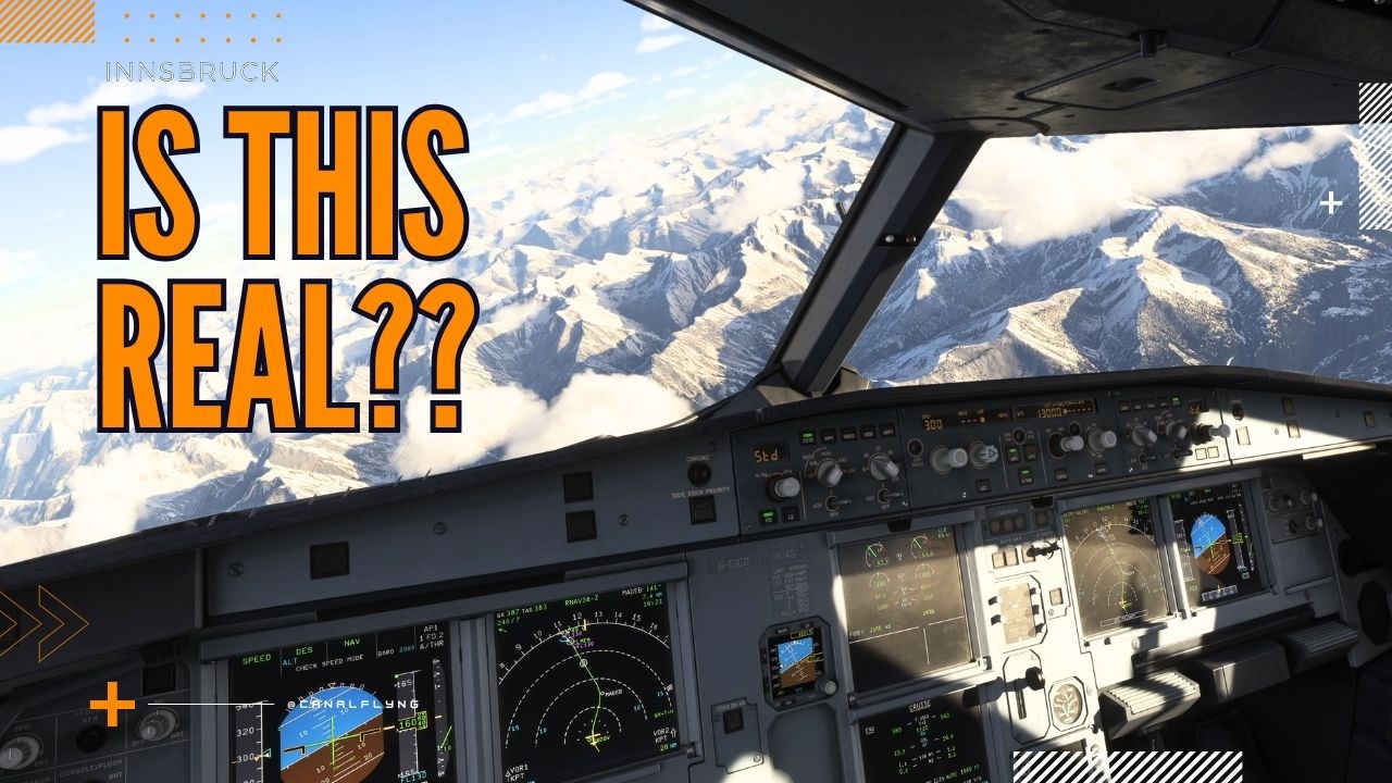 RTX 5090 ULTRA REALISTIC GRAPHICS! Cinematografic approach in Innsbruck in Flight Simulator 2024.