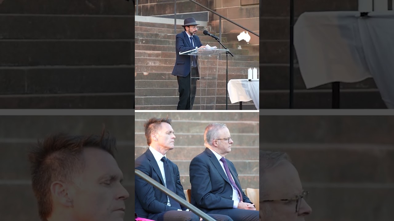 Albanese's feeble reaction to Rabbi Elton's speech