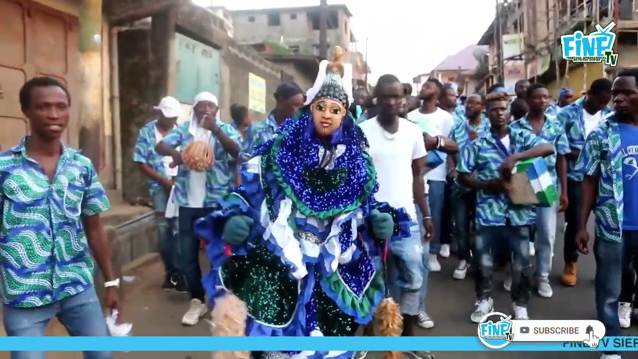 Central Jollay Society Sierra Leone on the Streets of Freetown