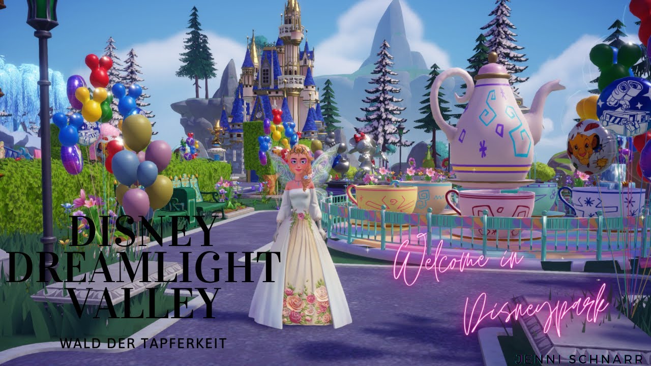 Disney Dreamlight Valley Tour Teil 7: Wald der Tapferkeit 🌲 Mein Disneyland Park 🎡🎢
