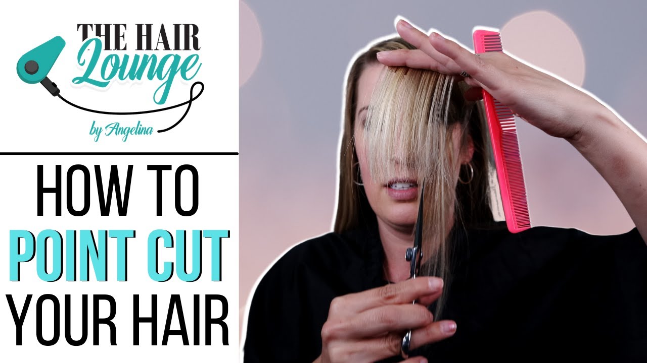How To Point Cut Hair | Point Cutting Tutorial
