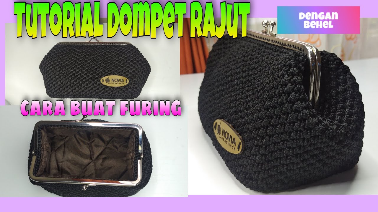 Tutorial || Dompet Pesta Motif Spike || Crochet