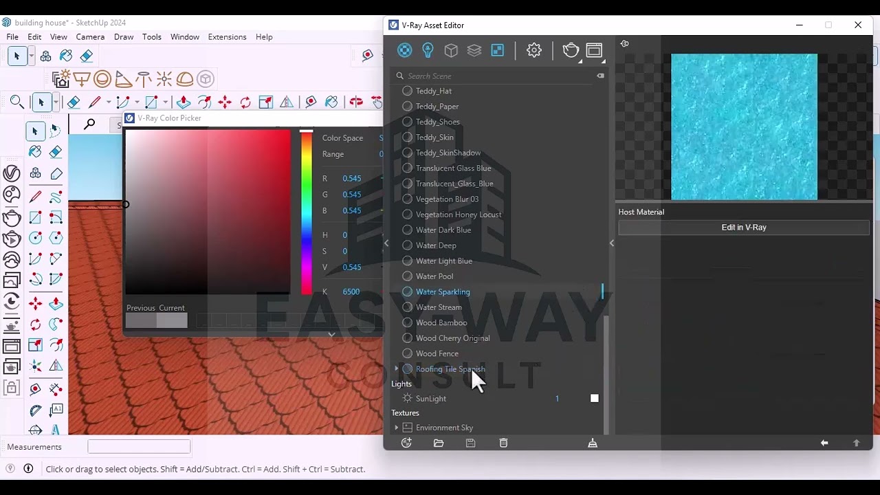 Rendering with SketchUp and chaos Vray part 1