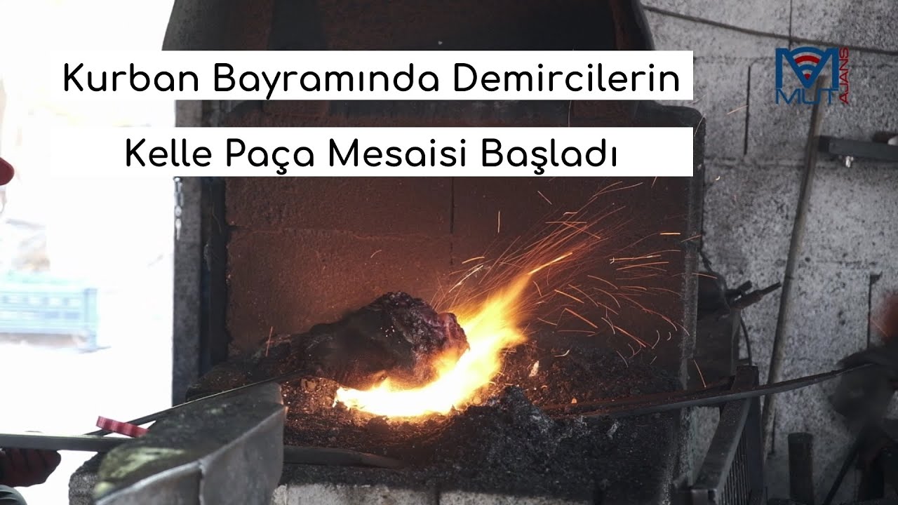 Kurban Bayramında Demircilerin Kelle Paça Mesaisi Başladı |Mut Ajans