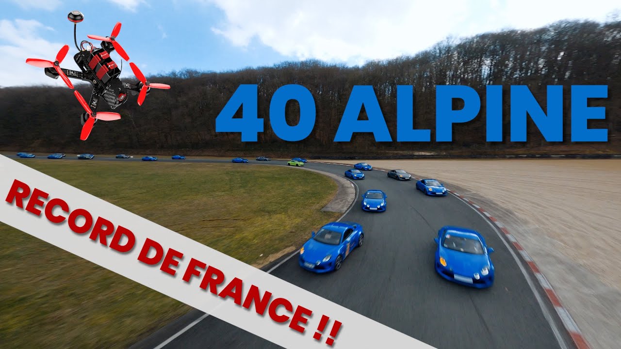 Parade Alpine A110 - 40 Alpine sur Circuit - Record à Folembray