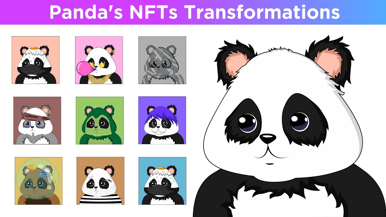 How To Create NFT Like A Pro | Panda NFT Transformations | Time Lapse