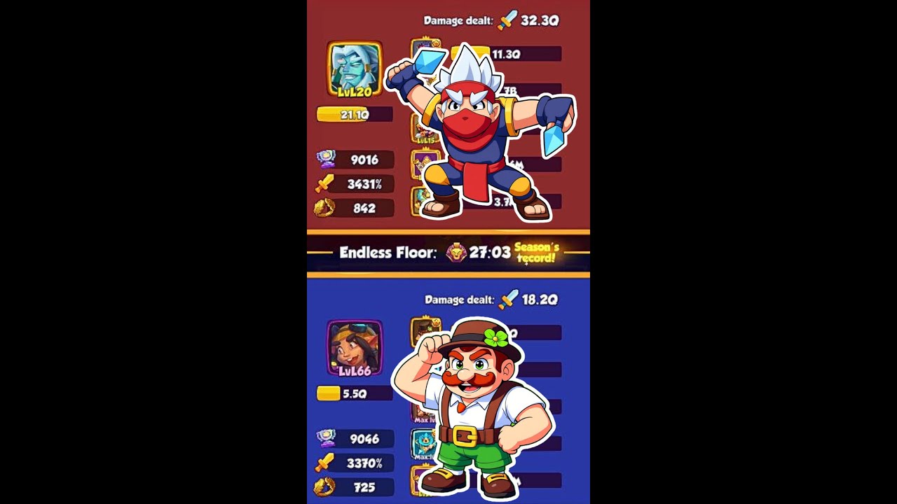 [Mobile] Endless Coop 27m03s | Rush Royale