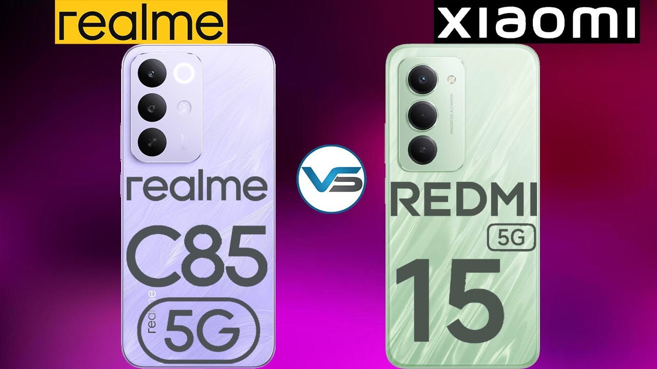 Realme C85 5G против Redmi 15 5G | Редми 15 5G против Realme C85 5G | СЕРИЯ Realme C85