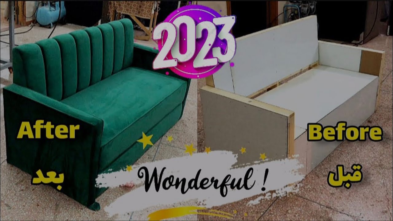Making a brand new royal sofa🔥🔥 صناعة أريكة ملكية 2023👑❤️
