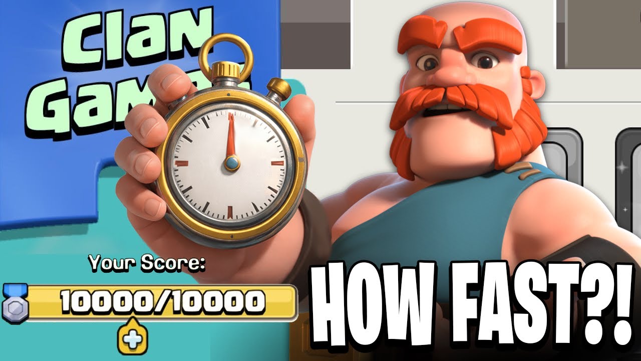 How Fast Can We Get 10,000 Points in the Clan Games? (Clash of Clans)