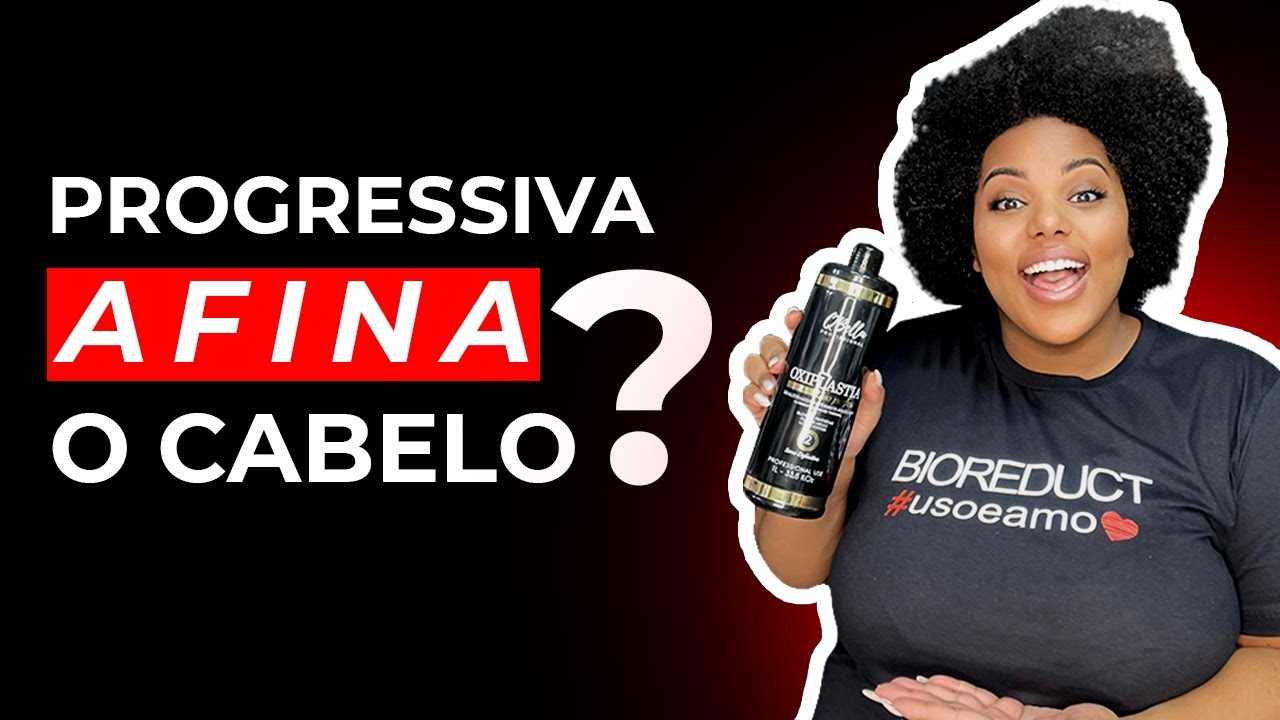 PROGRESSIVA AFINA O CABELO? + RESENHA OXIPLASTIA QBELLA