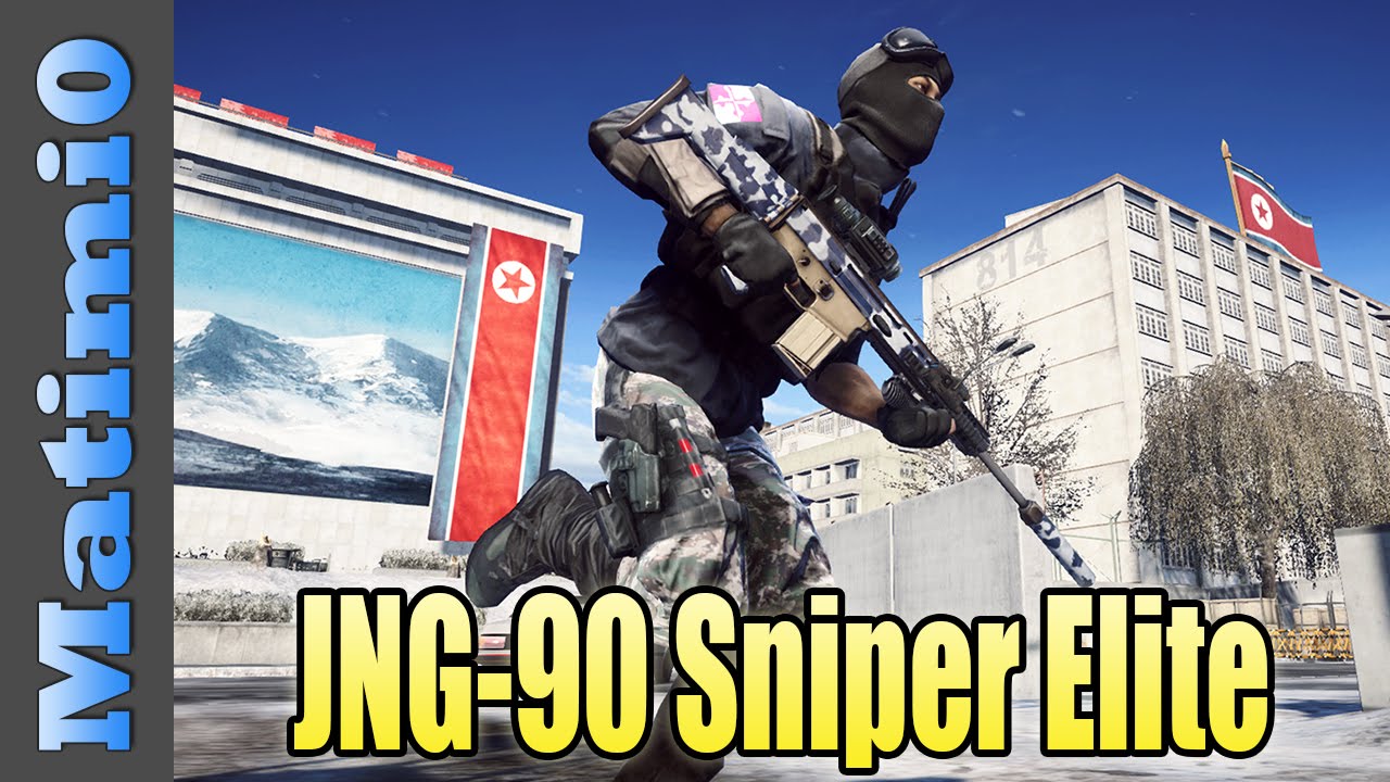 JNG-90 Sniper Elite - Double Recon Wombo Combo - Battlefield 4
